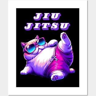 Jiu jitsu cat Posters and Art